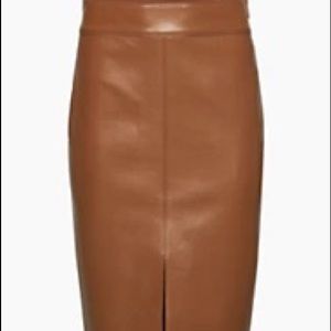 New Aritzia Bavarian Pegu Skirt Cognac Size 8
